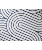 Plume Pillows 20×20″ Spiral Ivory/Indigo Throw Pillow