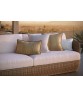 Plume Pillows 20×20″ Spiral Ivory/Gold Throw Pillow