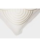 Plume Pillows 20×20″ Spiral Ivory/Gold Throw Pillow