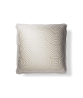 Plume Pillows 20×20″ Spiral Ivory/Gold Throw Pillow