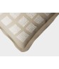 Plume Pillows 20×20″ Shadow Block Desert/Ivory Throw Pillow