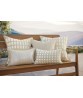 Plume Pillows 20×20″ Shadow Block Desert/Ivory Throw Pillow