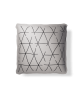 Plume Pillow 20×20″ Scratch Ivory/Charcoal Throw Pillow