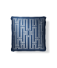 Plume Pillows 20×20″ Hampton Indigo/Ivory Throw Pillow