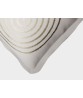 Plume Pillows 14×22″ Spiral Ivory/Gold Throw Pillow