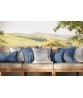 Plume Pillows 14×22″ Maze Indigo/Ivory Throw Pillow