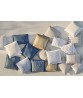 Plume Pillows 14×22″ Maze Indigo/Ivory Throw Pillow
