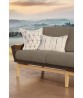 Plume Pillows 14×22″ Masai Ivory/Charcoal Throw Pillow