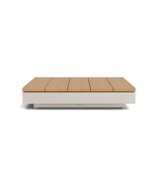 Huntley Low Coffee Table w/ Teak