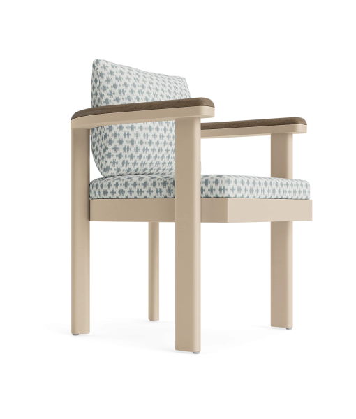 Luca Dining Arm Chair w/Teak