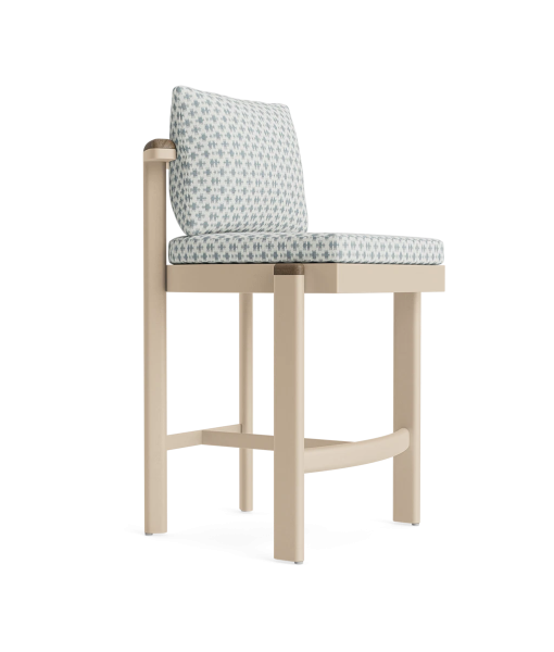 Luca Bar Stool w/Teak Luca Bar Stool w/Teak