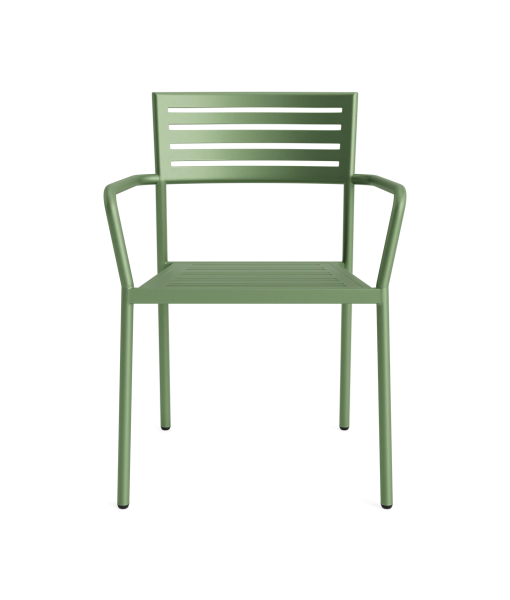 Lisbon Slat Stacking Dining Arm Chair