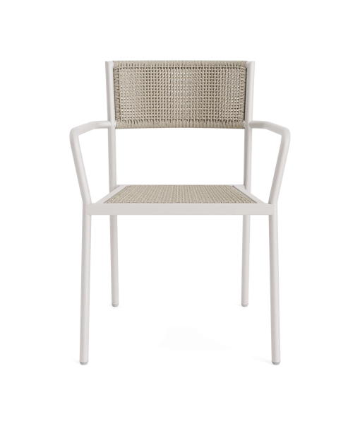 Lisbon Woven Stacking Dining Arm Chair