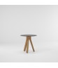 Maia Side Table D48 Teak Legs