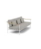 Around Deep Seating Triple - Teak Arms