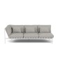 Around Deep Seating Triple - Aluminium Left Arm