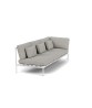 Around Deep Seating Triple - Aluminium Right Arm
