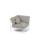 Around Deep Seating Single - Teak Left Arm / Aluminium Right Arm