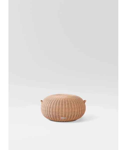 Juno 29" Round Pink Sand Ottoman