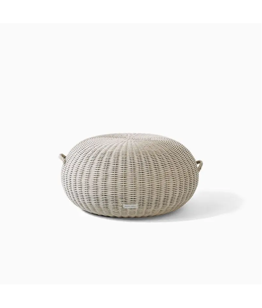 Juno 29" Round Pebble Beach Ottoman