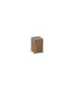 IMO Teak/Alu Planter 9.5″ x 9.5″ x 15″ / 24 x 24 x 38 cm