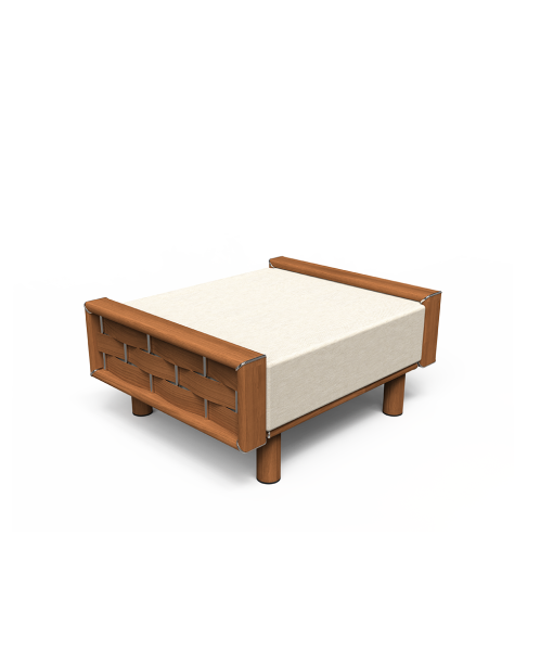 Luma Ottoman with Arms