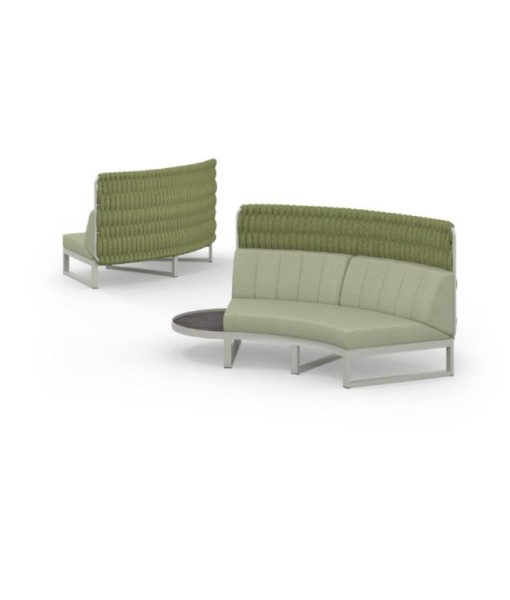 MUNIA NAYA Curved Right Hand Modular System (HPL Top | High Back)