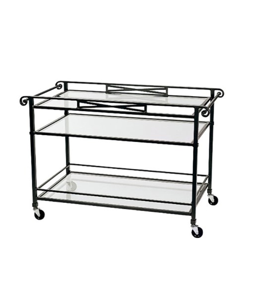 Venetian Serving Cart, Glass Top