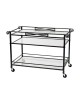 Venetian Serving Cart, Glass Top