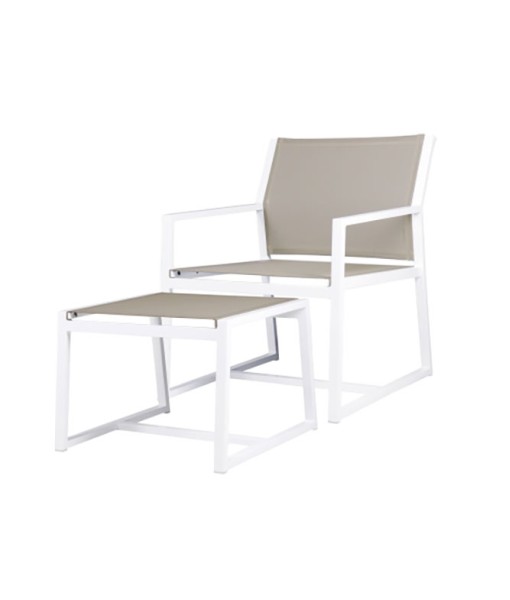 ALLUX casual chair + footrest