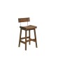Heritage Sunset Bar Stool with Back | Classic Ipe