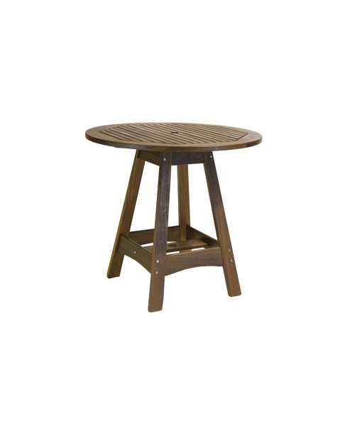 Heritage 41″ Capri Round Hi Dining Table | Classic Ipe