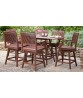 OPAL Swivel Counter Height Arm Chair