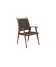 TOPAZ Sling Arm Chair | Brown