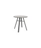 HARMONY 29″ Round Bistro Table | Gray with Dark Gray HPL Top