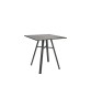 HARMONY 29″ Square Bistro Table | Gray with Dark Gray HPL Top 
