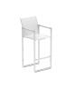 Ninix bar chair stainless steel
