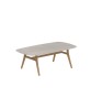 ZIDIZ Oval Table with Teak Legs