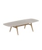 ZIDIZ Oval Table with Teak Legs