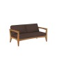 ZENHIT LOUNGE 2-SEATER BENCH IN TEAK