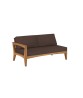 ZENHIT LOUNGE 2-SEATER RIGHT IN TEAK