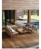 ZENHIT LOUNGE 3-SEATER BENCH IN TEAK
