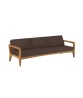 ZENHIT LOUNGE 3-SEATER BENCH IN TEAK
