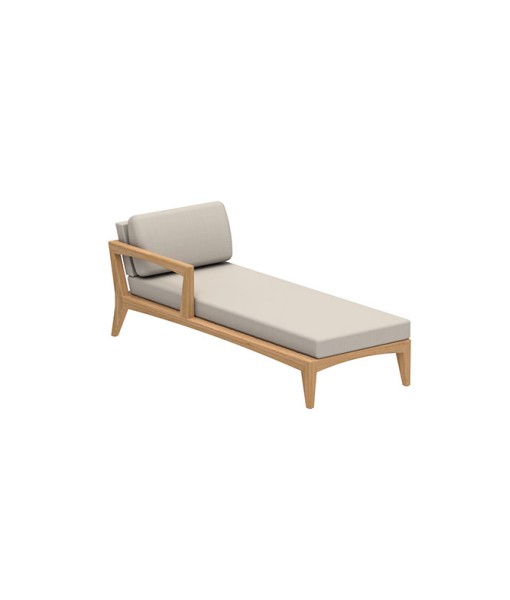 ZENHIT LOUNGE RIGHT DAYBED IN TEAK