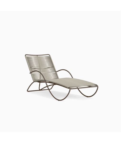 Walter Lamb Aluminum Contoured Chaise
