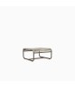 Walter Lamb Aluminum Ottoman