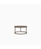 Walter Lamb Aluminum 20" Round Occasional Table