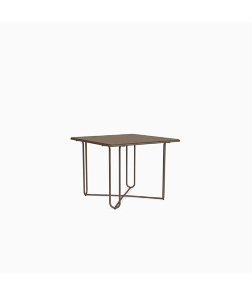 Walter Lamb 38" Square Teak Top Dining Table