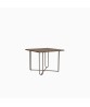 Walter Lamb 38" Square Teak Top Dining Table
