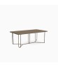 Walter Lamb 43" X 77" Teak Top Dining Table